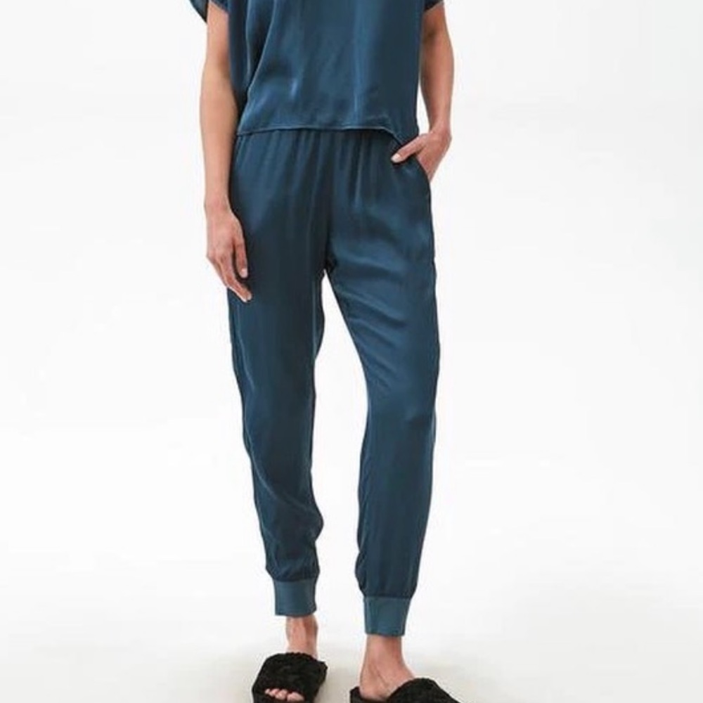 Michael stars teal loungewear pants